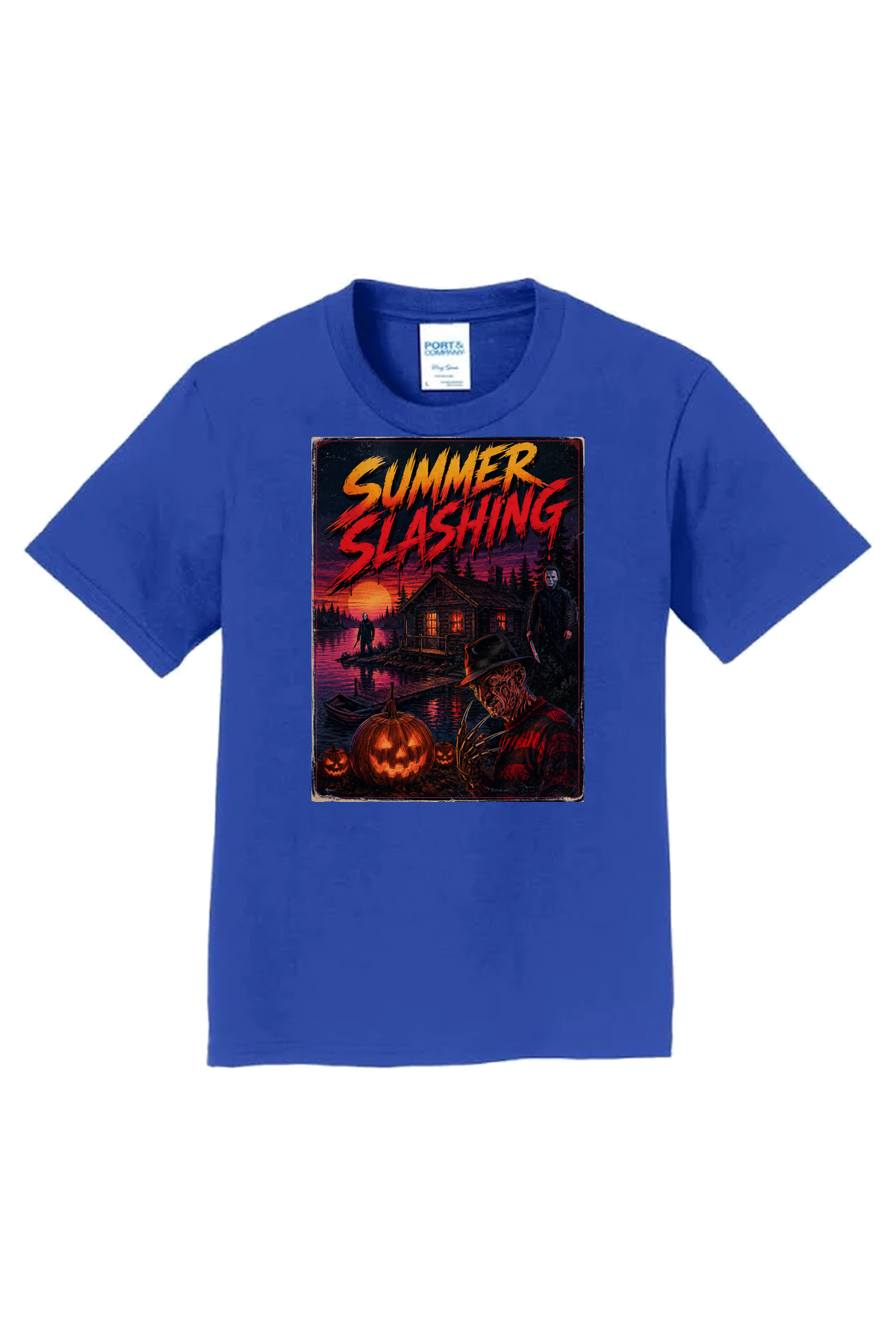 Summer Slashing 2 T-Shirt - royal blue