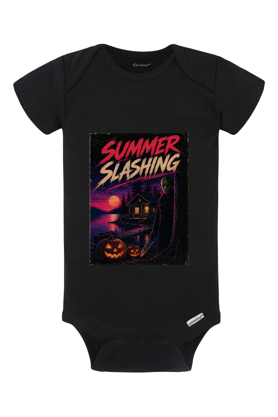 Summer Slashing Onesie - light blue