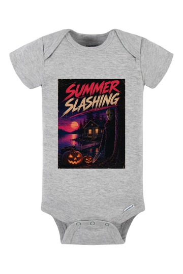 Summer Slashing Onesie - gray