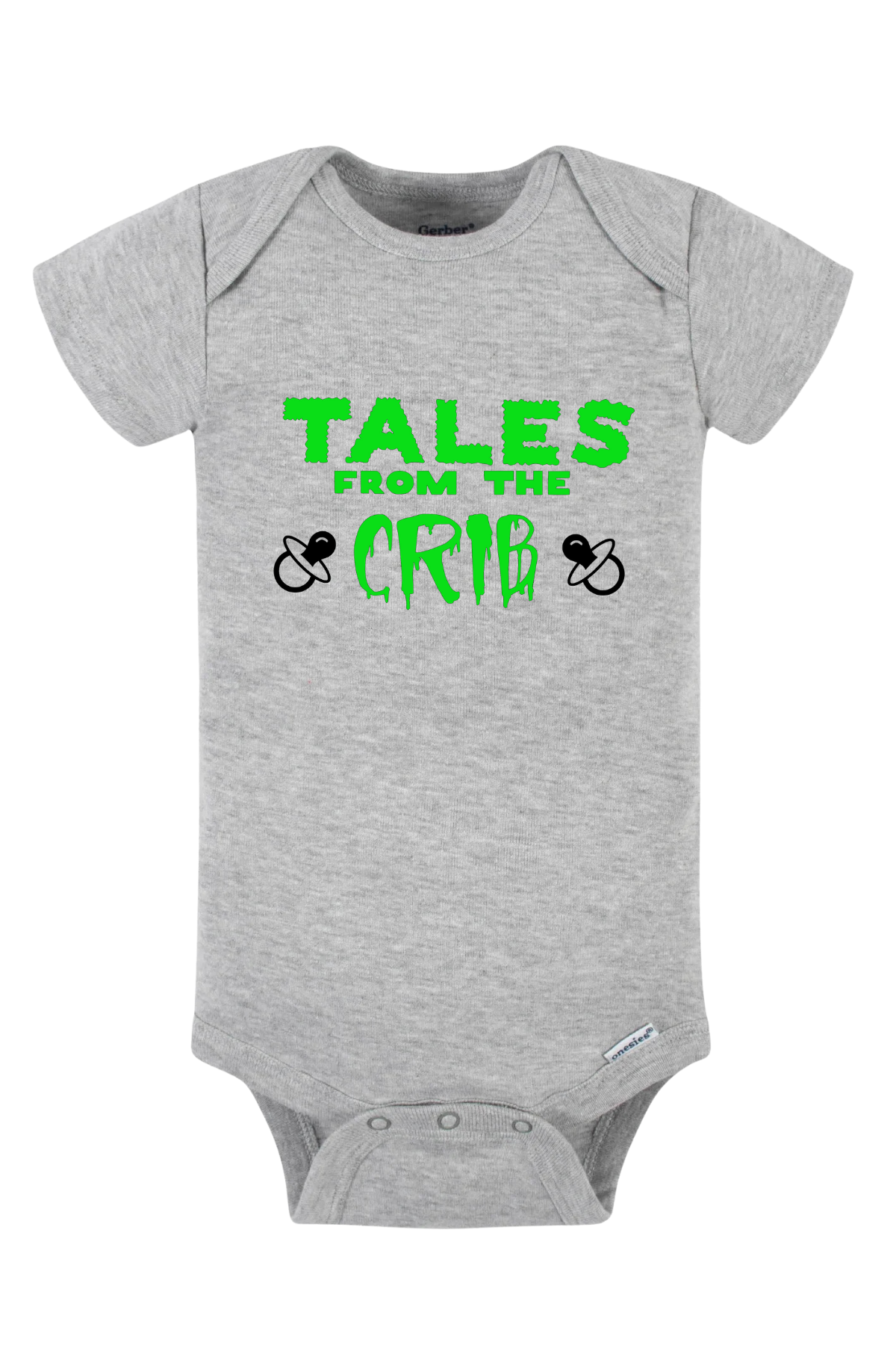 Tales From The Crib Green Onesie