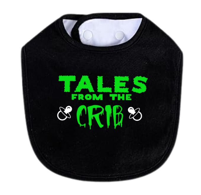 Tales From The Crib Green Bib