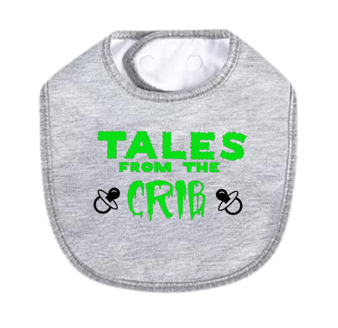 Tales From The Crib Green Bib