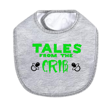 Tales From The Crib Green Bib
