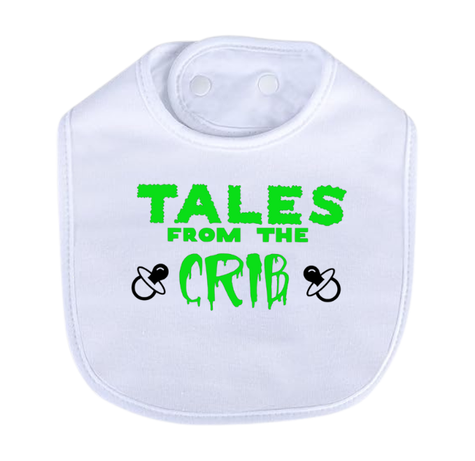 Tales From The Crib Green Bib
