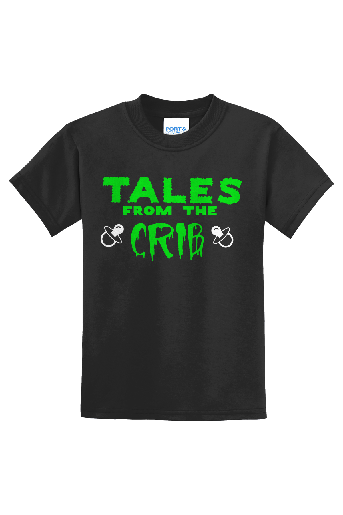 Tales From The Crib Green T-Shirt - black