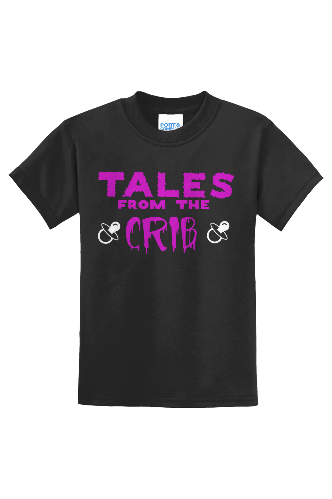 Tales From The Crib Purple T-Shirt - black