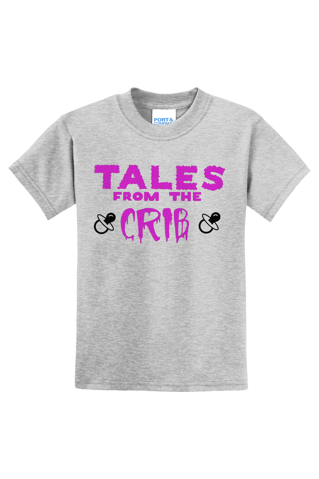 Tales From The Crib Purple T-Shirt - black