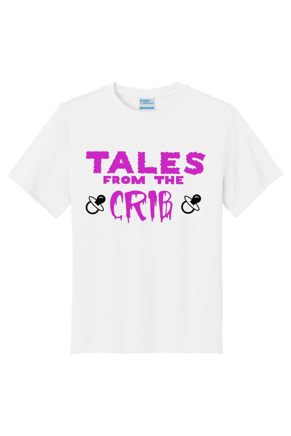 Tales From The Crib Purple T-Shirt - white