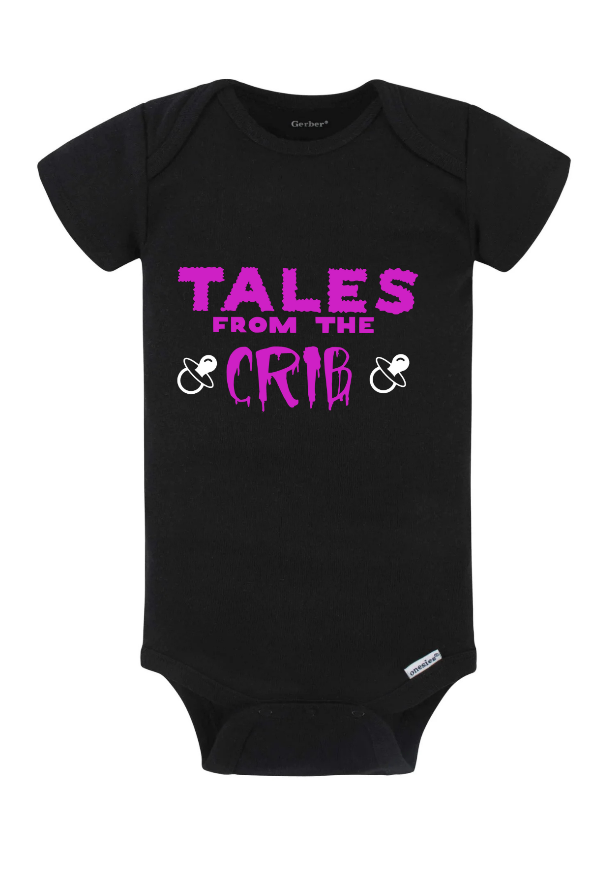 Tales From The Crib Purple Onesie