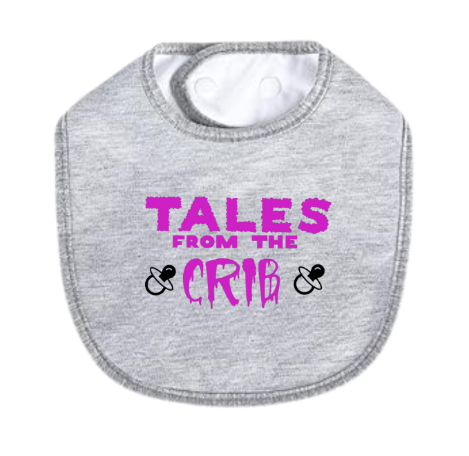 Tales From The Crib Purple Bib