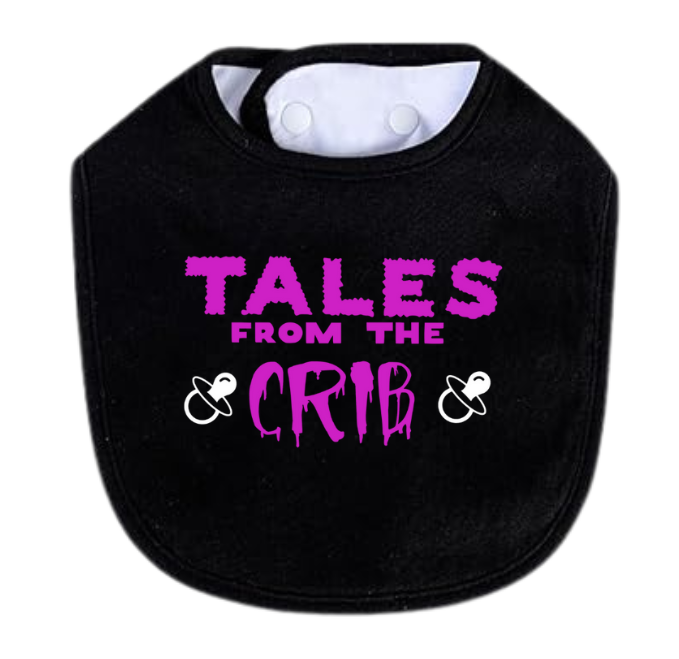 Tales From The Crib Purple Bib