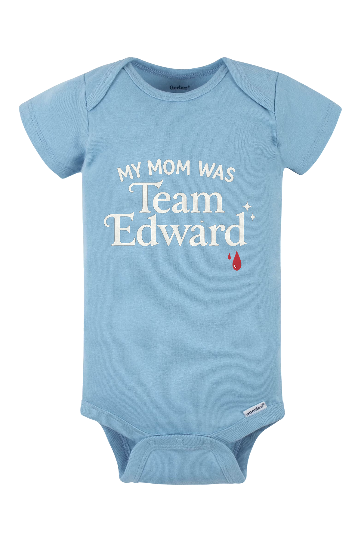 Team Edward Onesie - light blue