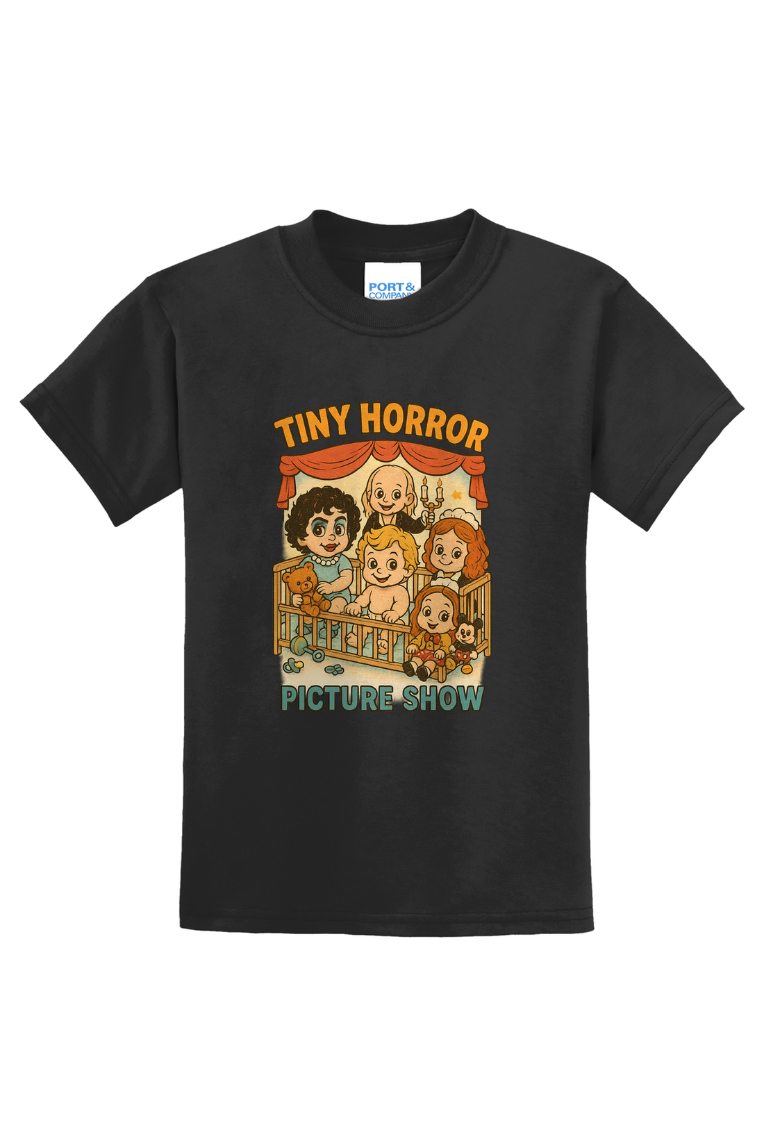 Tiny Horror Picture Show T-Shirt - light blue