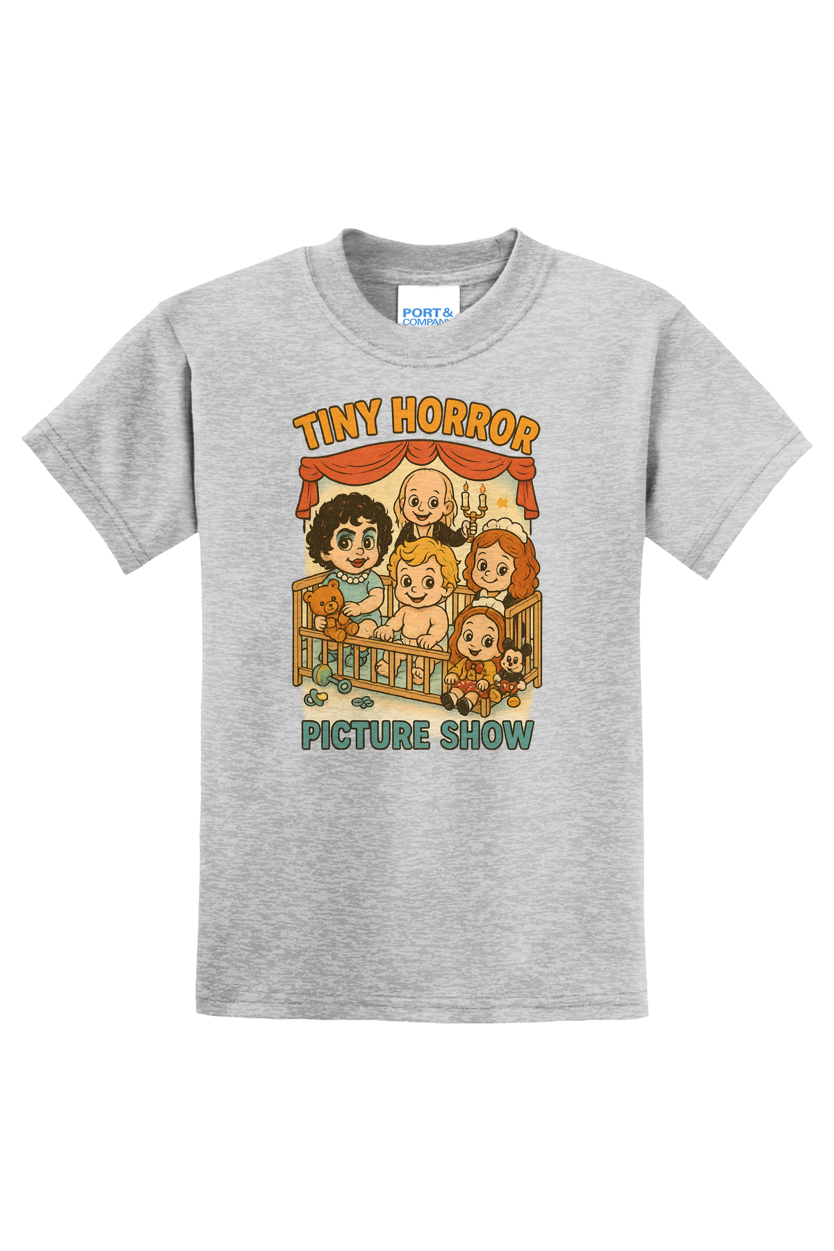 Tiny Horror Picture Show T-Shirt - gray