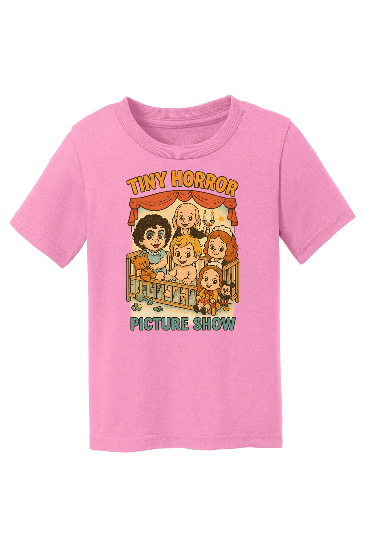 Tiny Horror Picture Show T-Shirt - pink