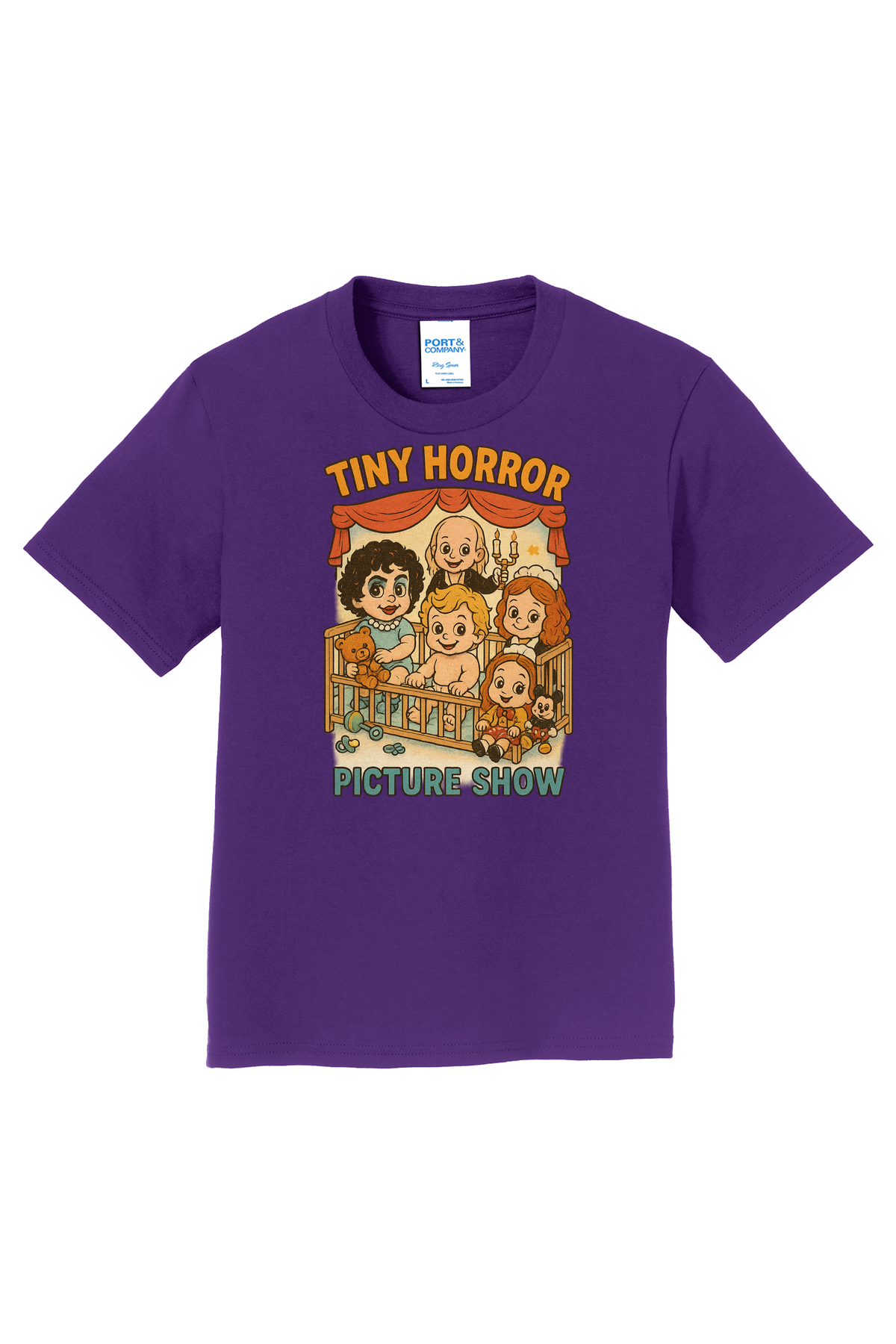 Tiny Horror Picture Show T-Shirt - purple