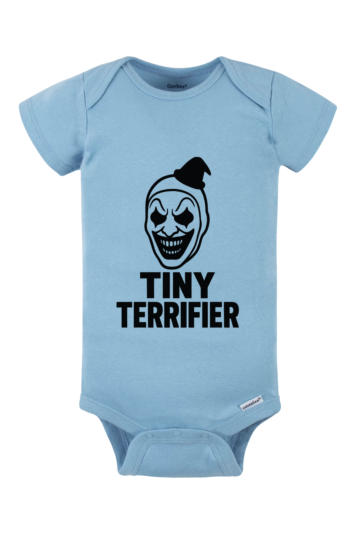 Tiny Terrifier Onesie - light blue