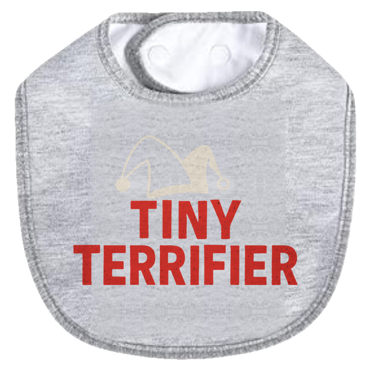 Tiny Terrifier ONLYHAT Bib - gray