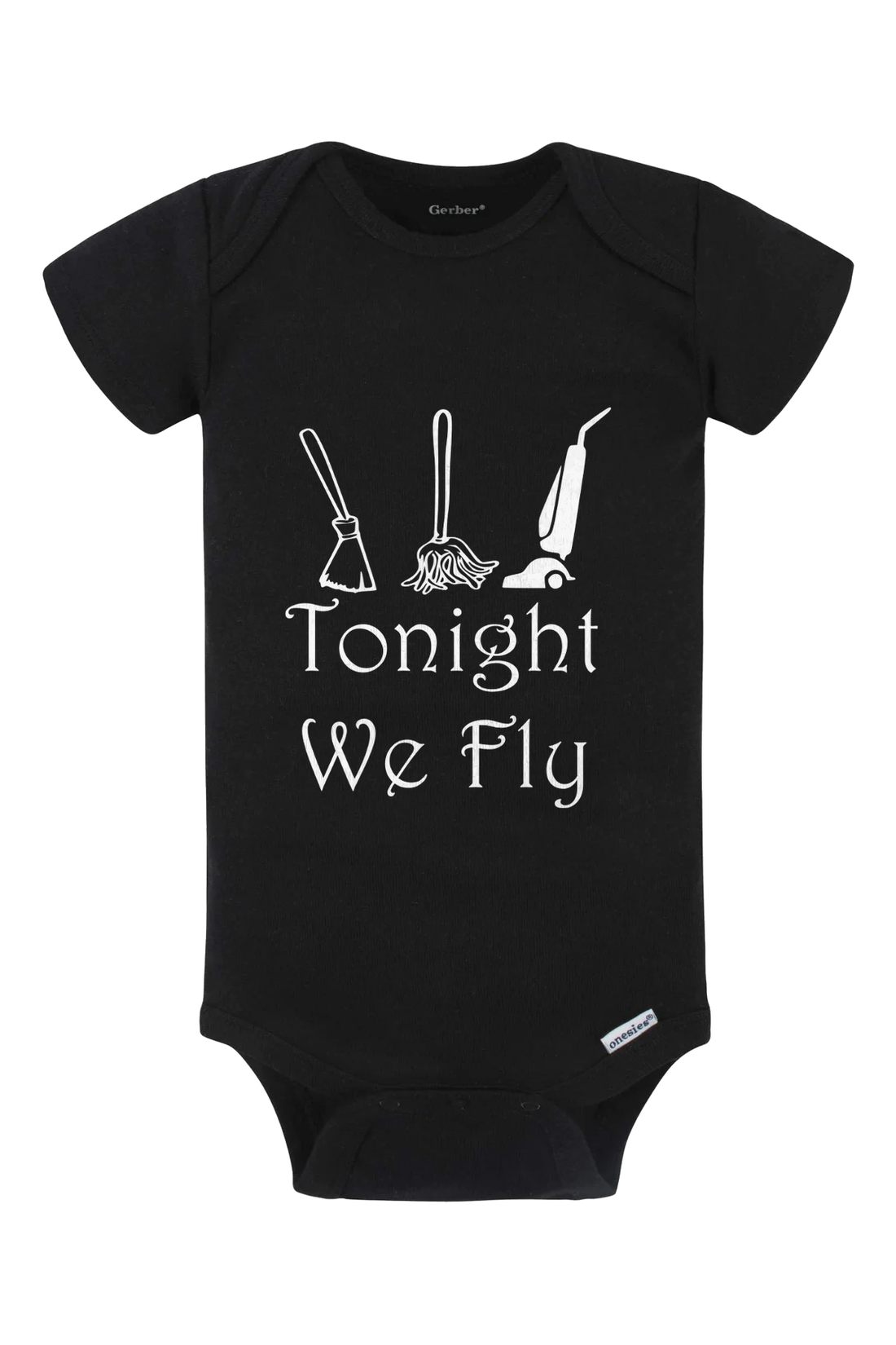 Tonight We Fly Onesie - black