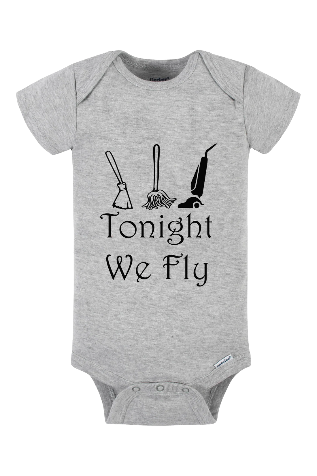 Tonight We Fly Onesie - black