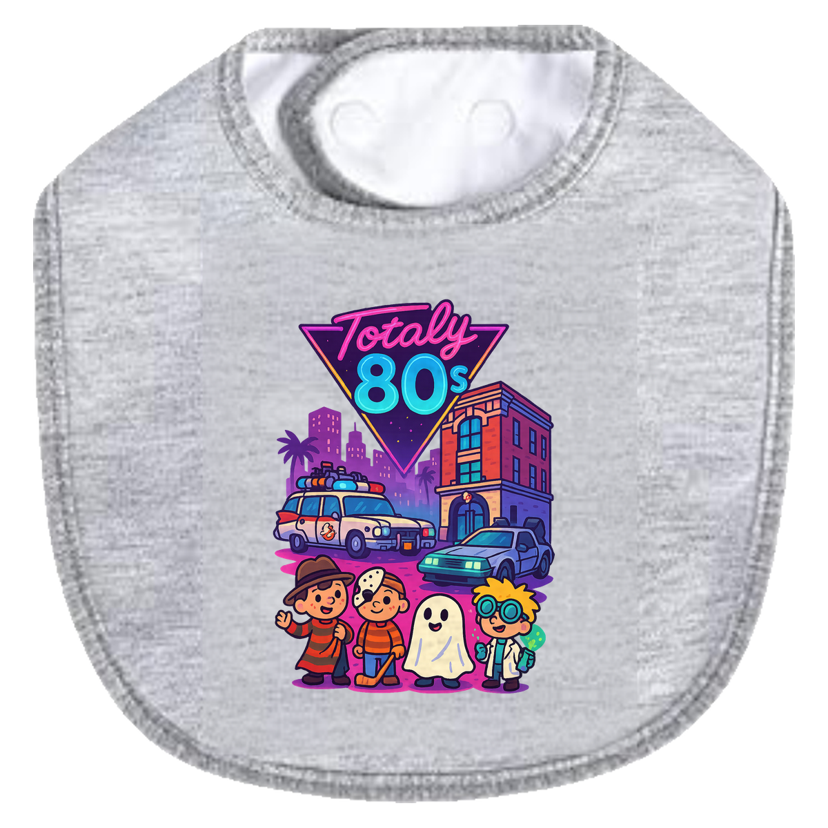 Totally80s Bib - gray