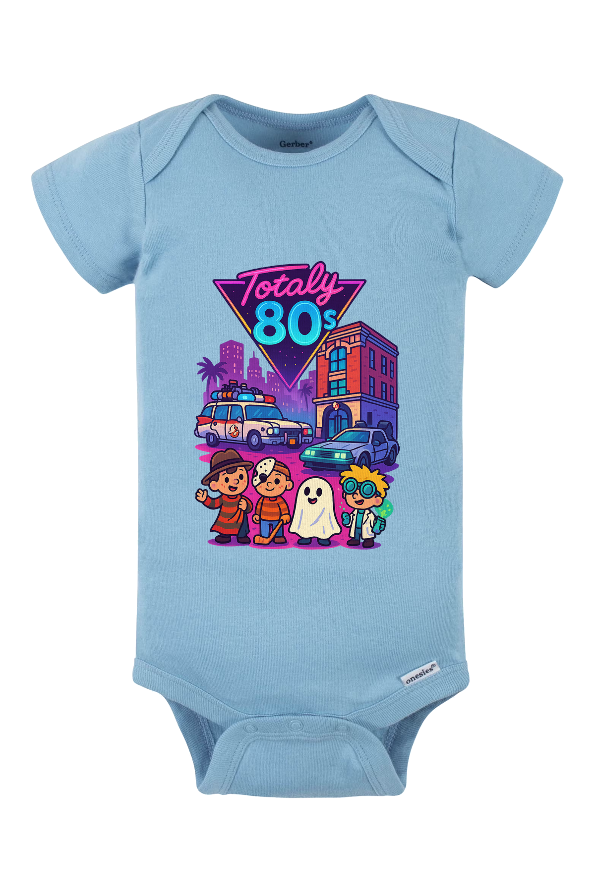 Totally80s Onesie - light blue