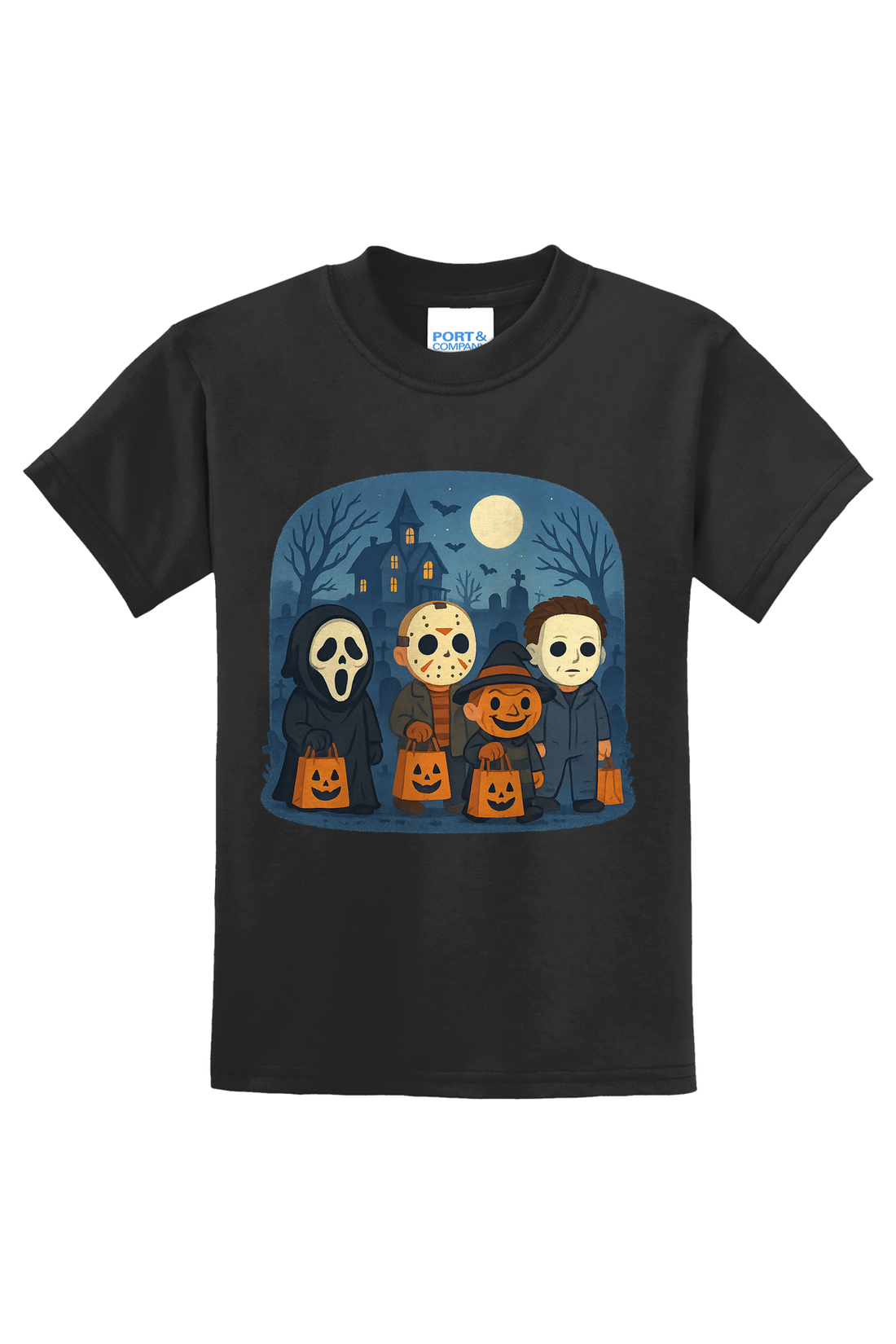 Trickor Treat Bags T-Shirt - gray