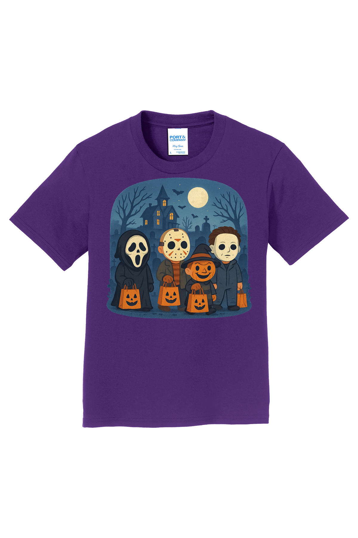 Trickor Treat Bags T-Shirt - purple