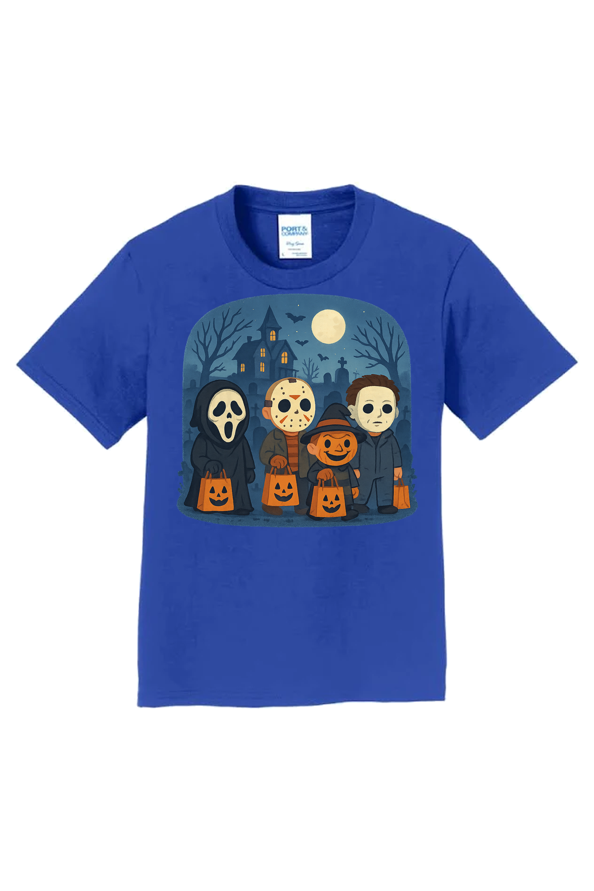 Trickor Treat Bags T-Shirt - royal blue