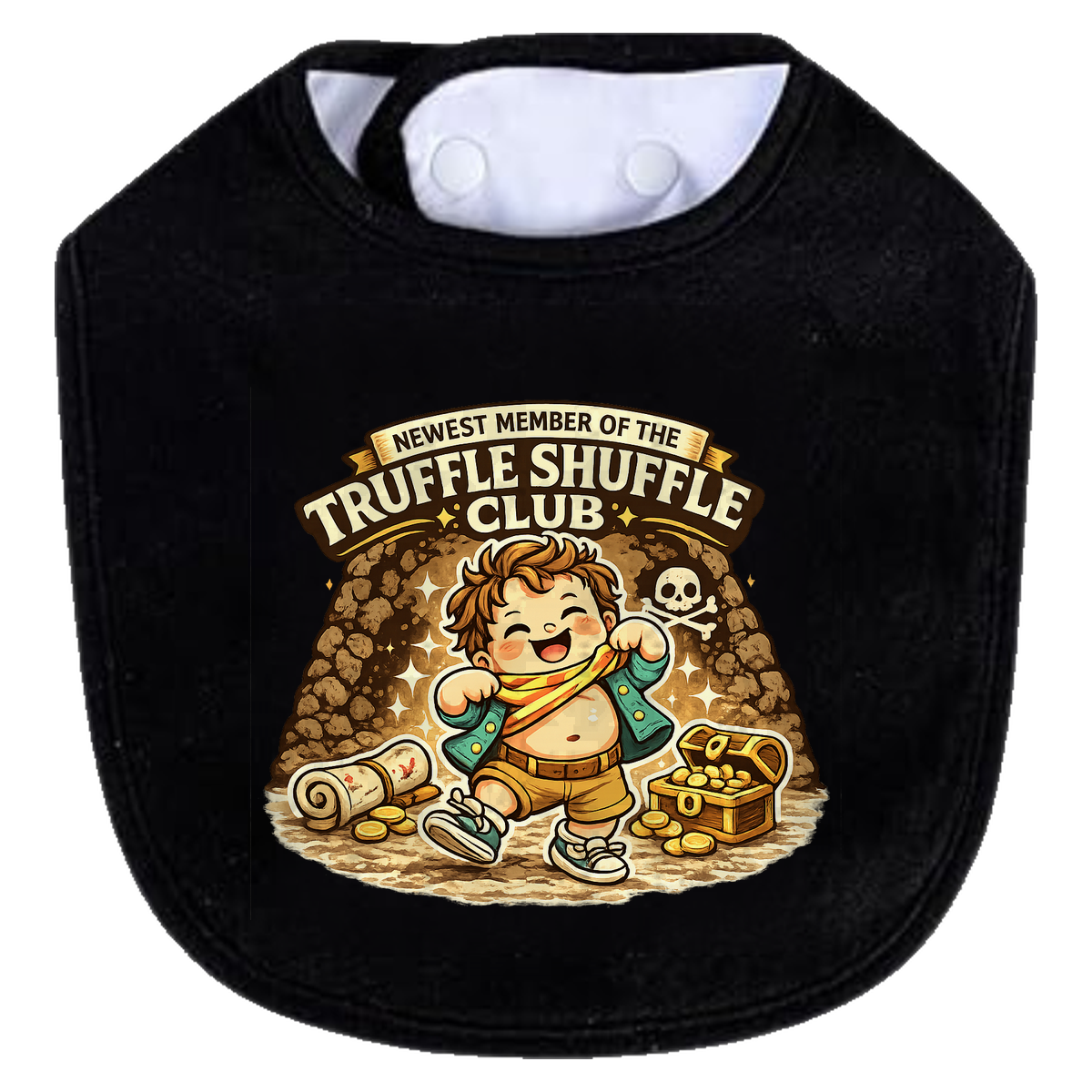Truffle Shuffle Club Bib - black