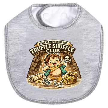 Truffle Shuffle Club Bib - gray