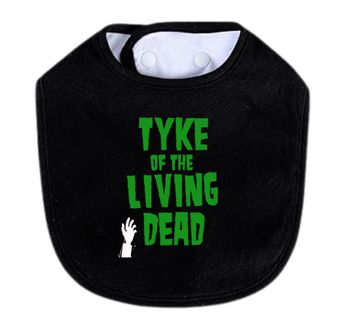 Tyke Of The Living Dead Bib