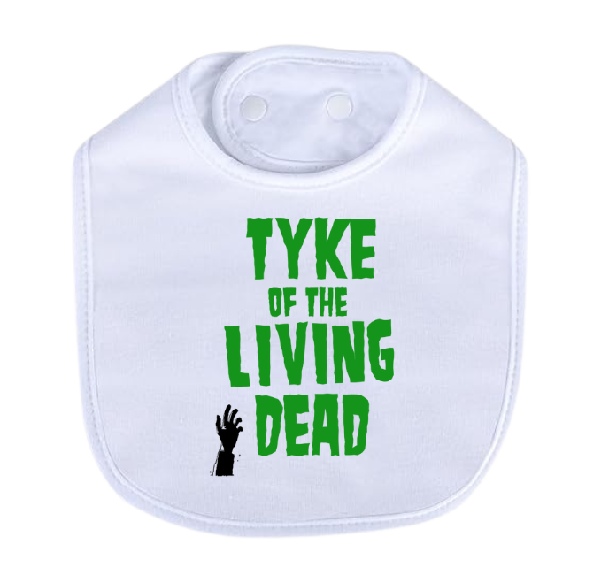 Tyke Of The Living Dead Bib