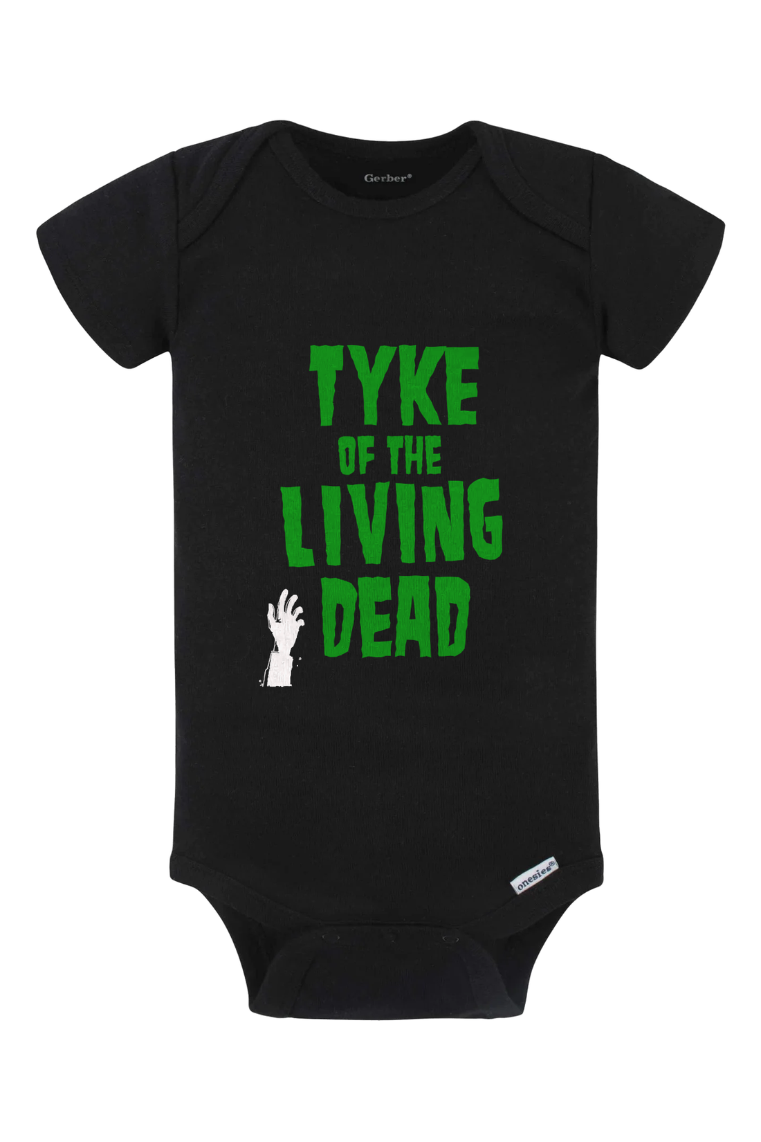 Tyke of the Living Dead Onesie - black
