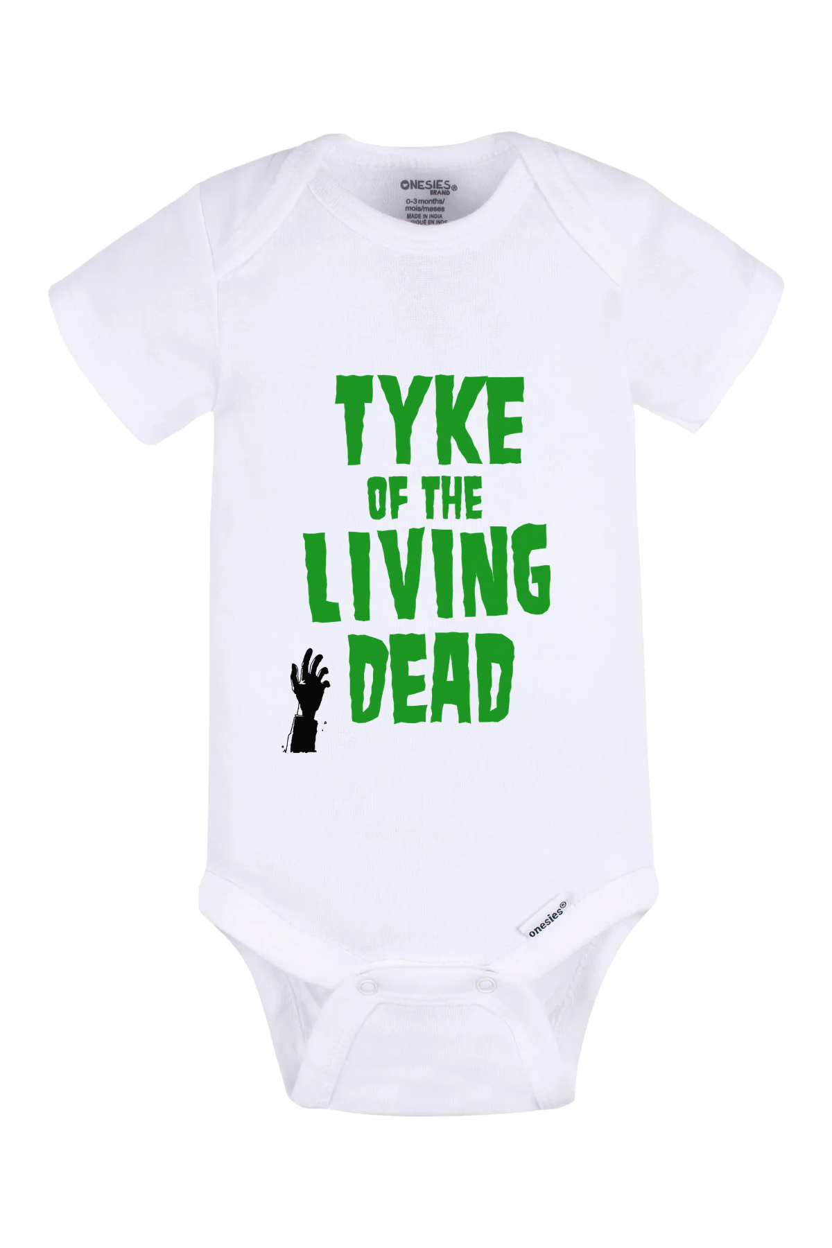 Tyke of the Living Dead Onesie - white