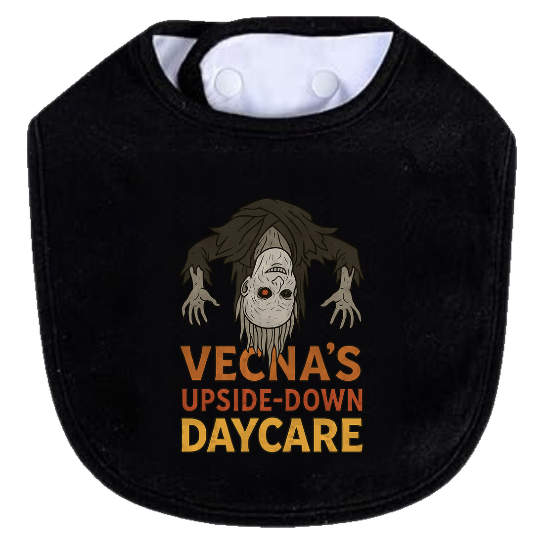 Vecna Daycare Bib - gray