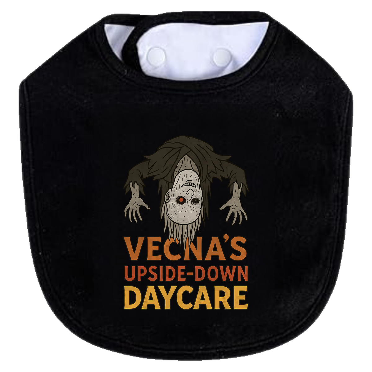 Vecna Daycare Bib - black