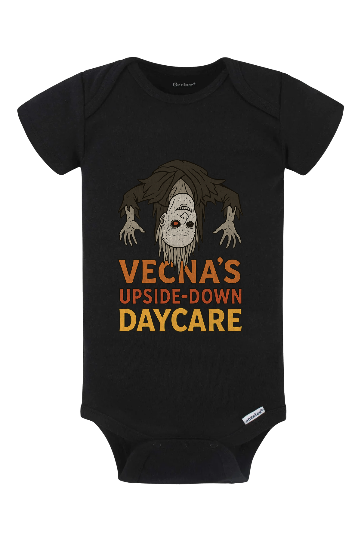 Vecna Daycare Onesie - black