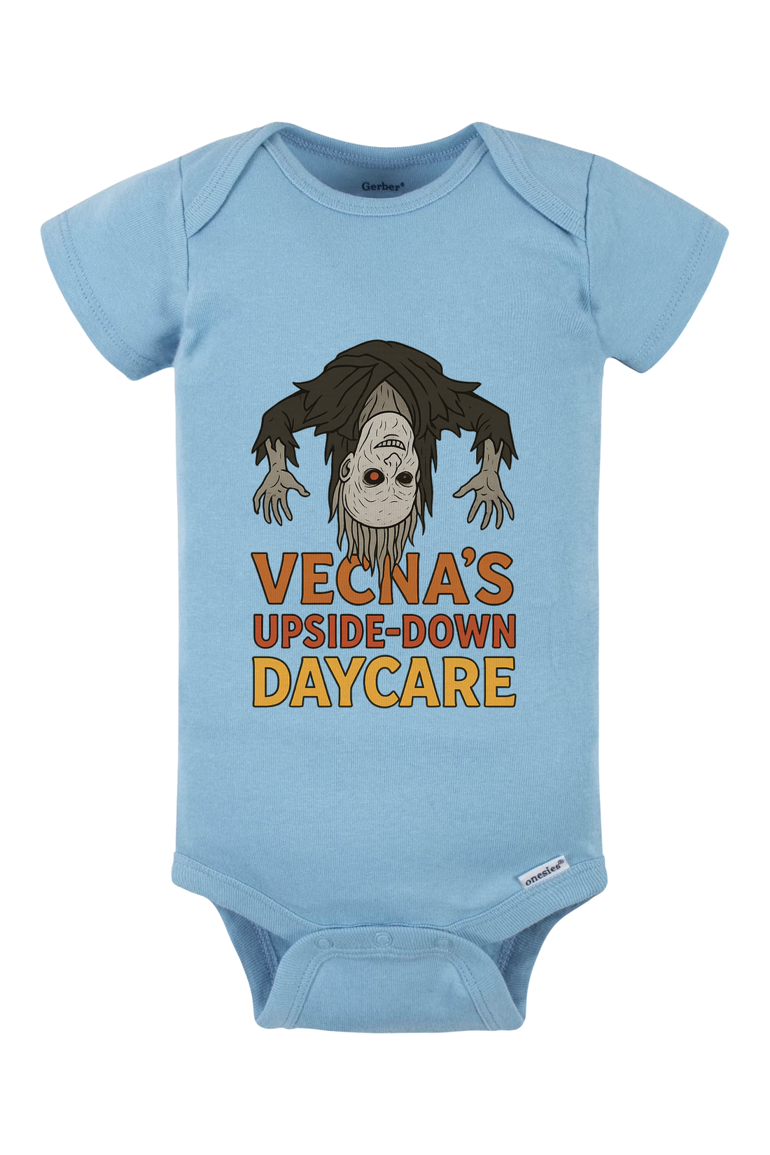 Vecna Daycare Onesie - light blue