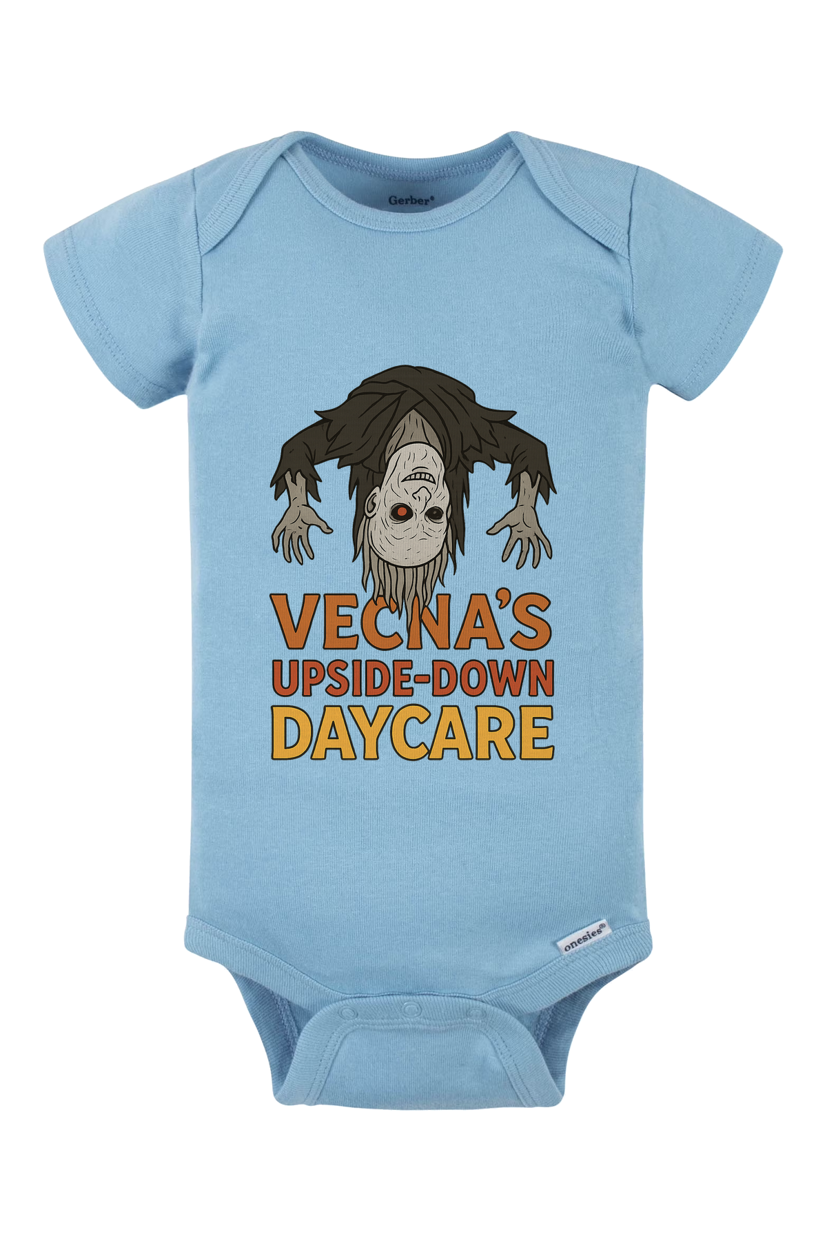 Vecna Daycare Onesie - light blue