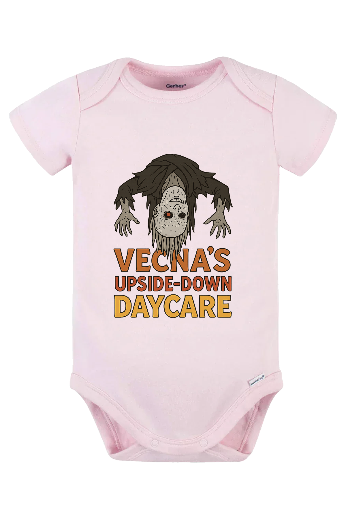 Vecna Daycare Onesie - pink