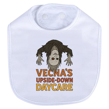 Vecna Daycare Bib - white
