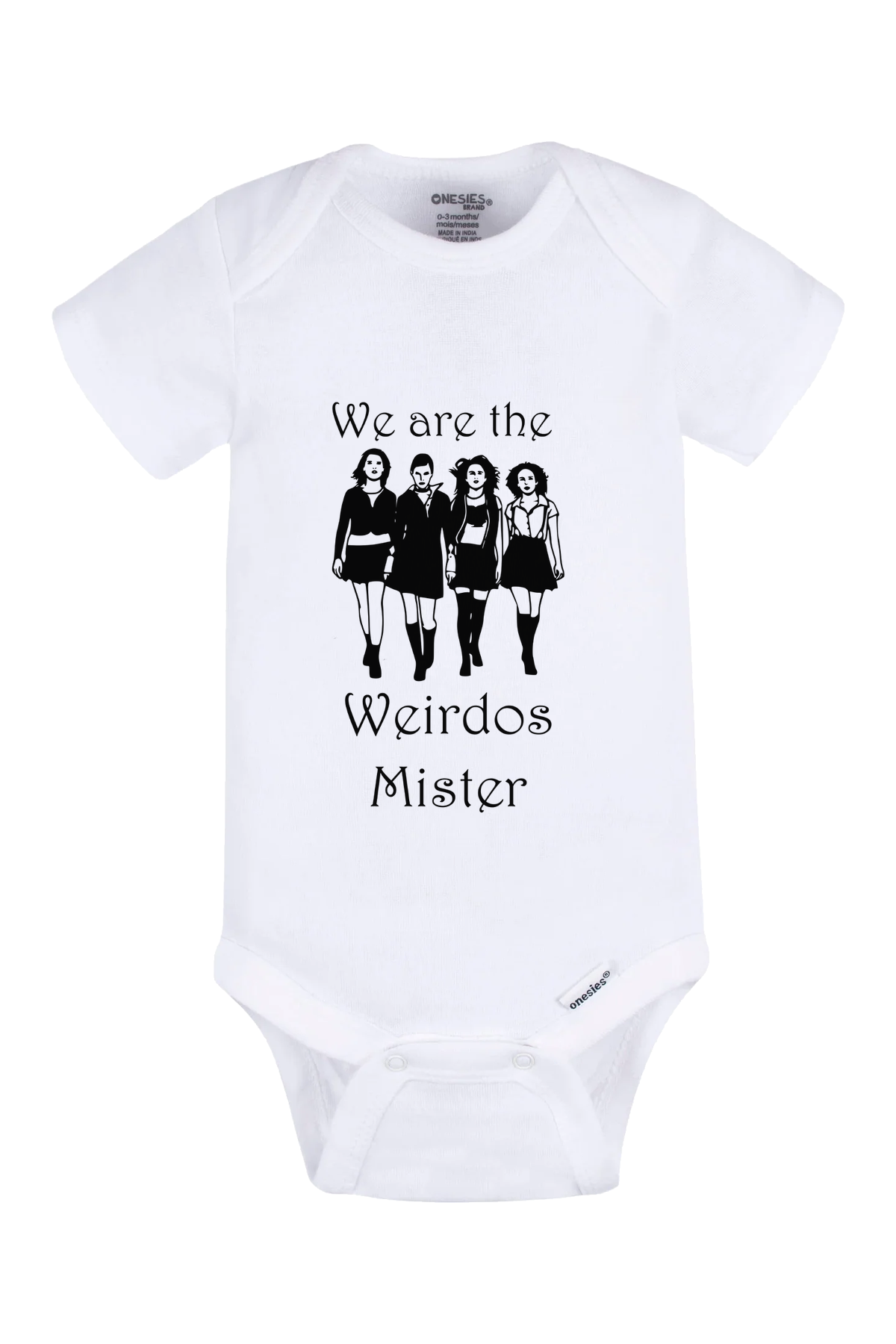 We Are The Weirdos Mister Onesie - white
