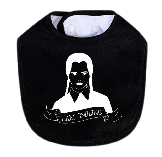 Wednesday Smiling Bib