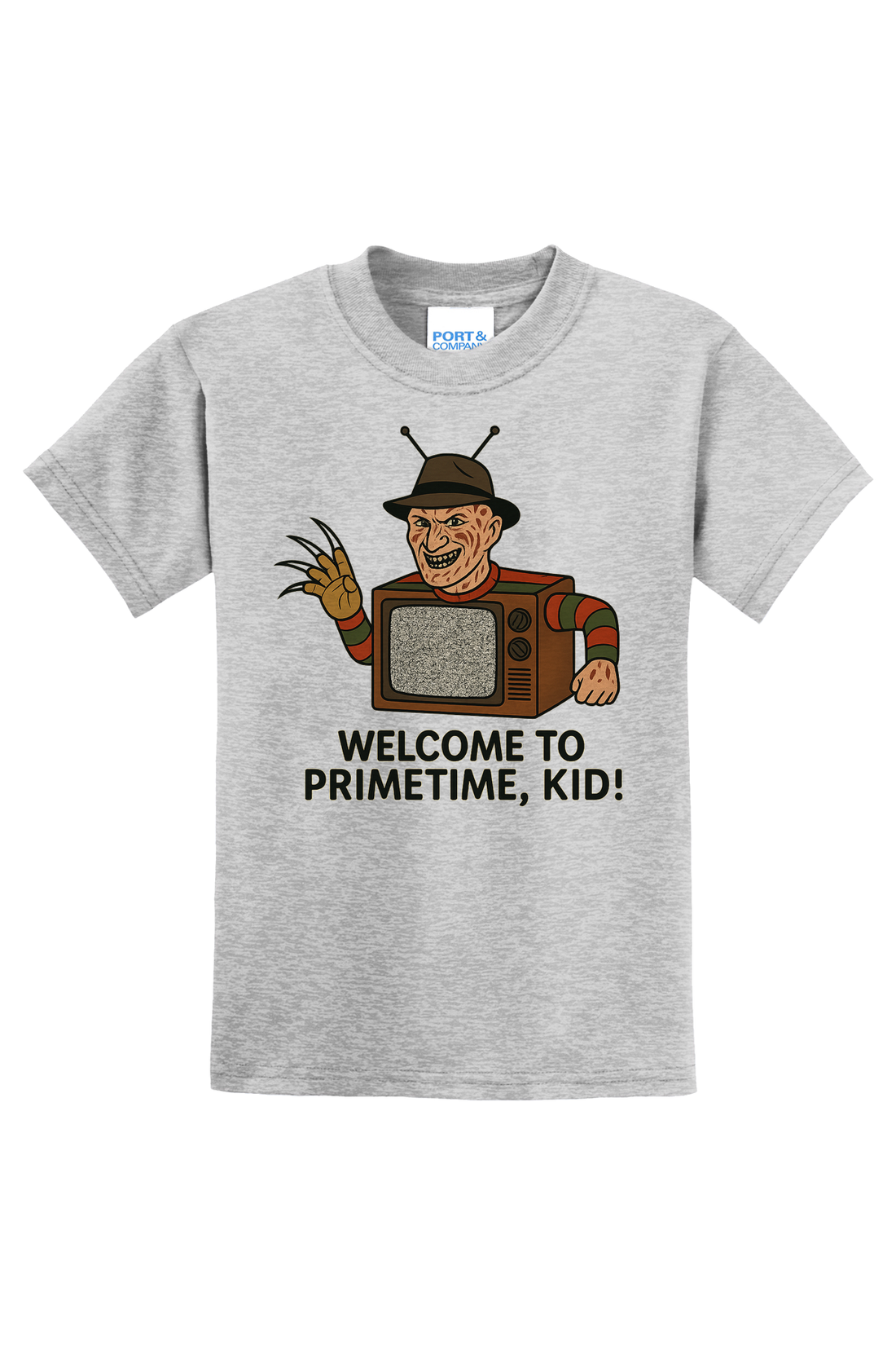 Welcome To Primetime T-Shirt - gray