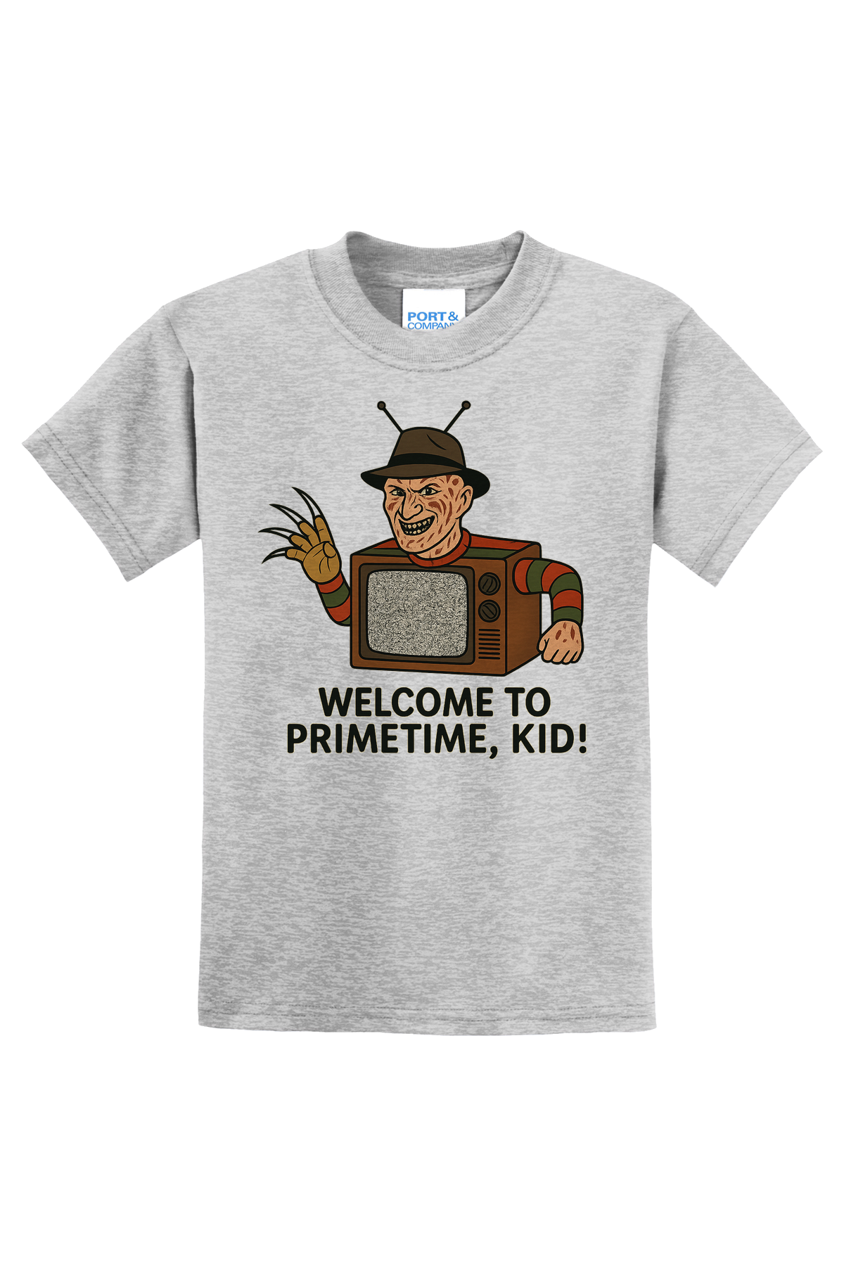 Welcome To Primetime T-Shirt - gray