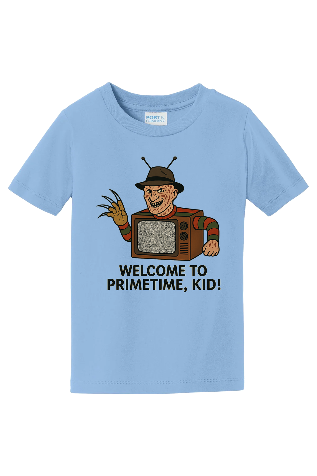Welcome To Primetime T-Shirt - light blue