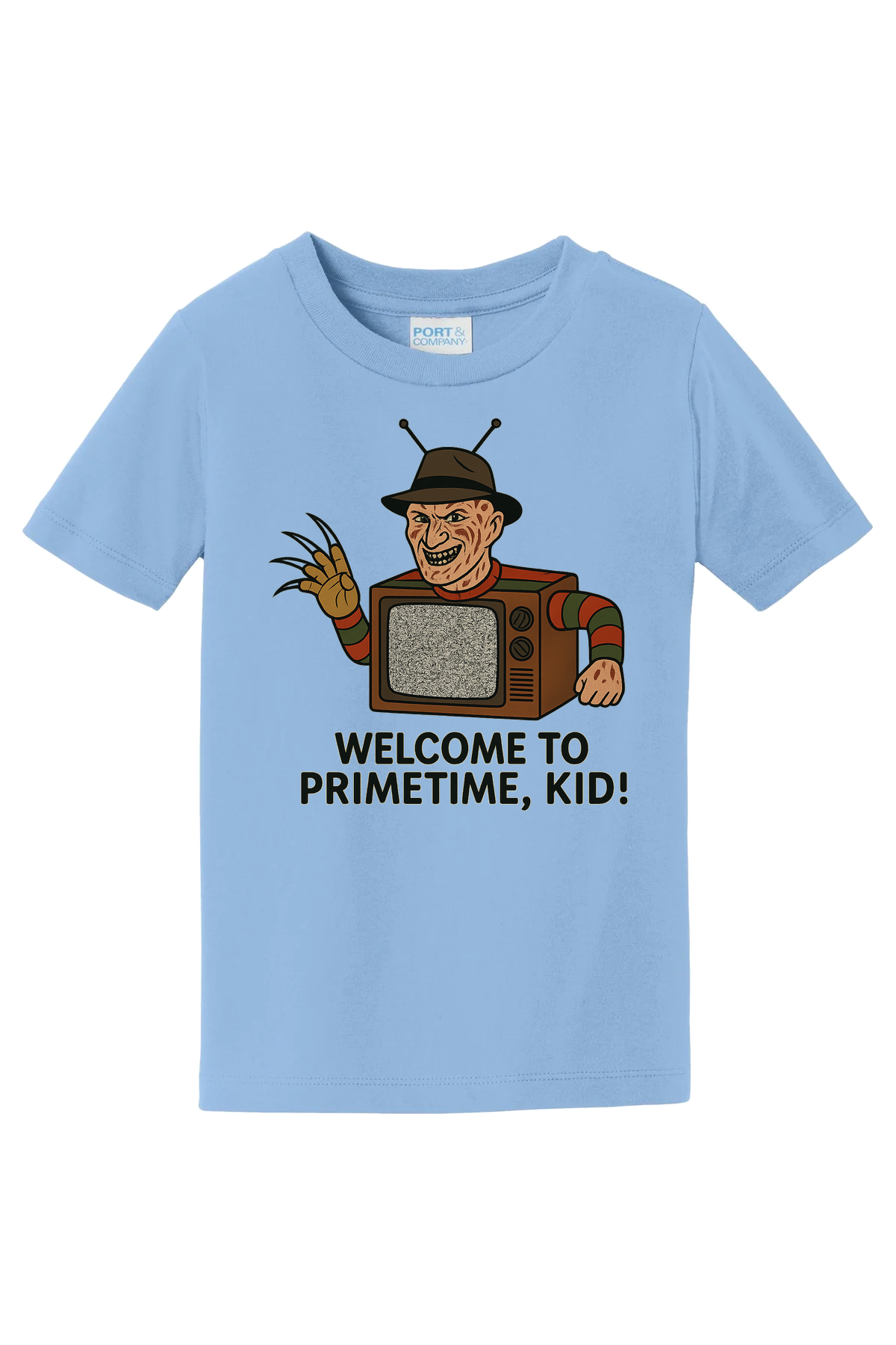 Welcome To Primetime T-Shirt - light blue