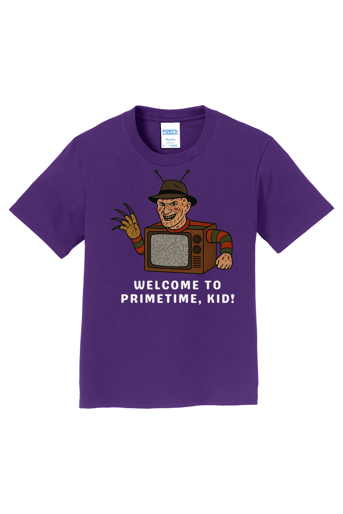 Welcome To Primetime T-Shirt - purple