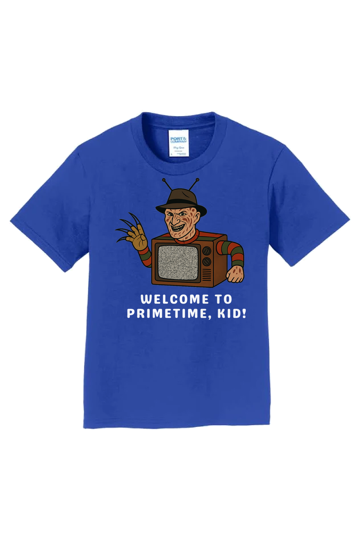 Welcome To Primetime T-Shirt - royal blue